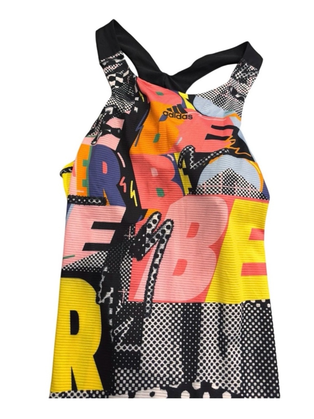 Adidas Women’s Large Pickleball Tennis Graphic Print Athletic Dress w Shorts